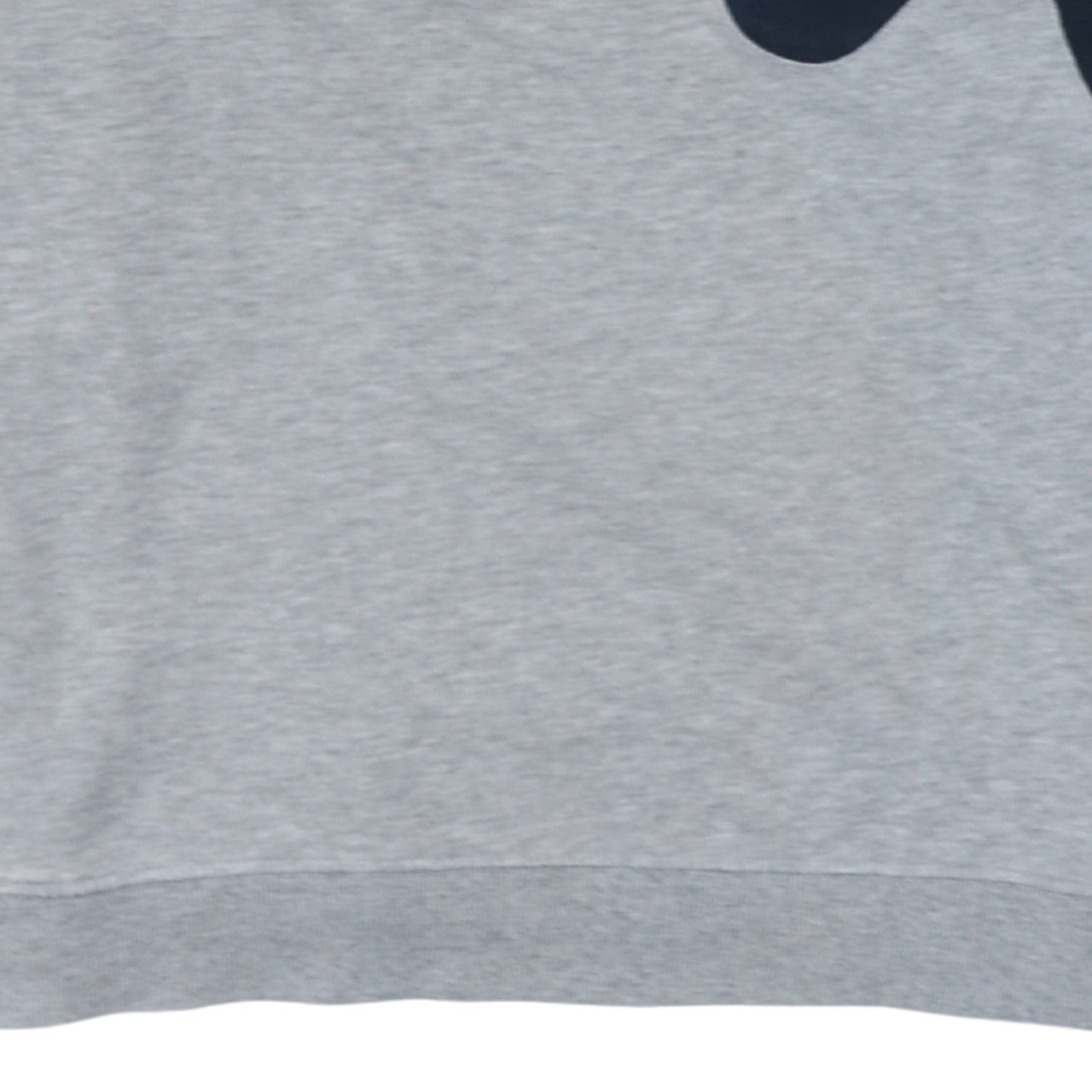Nike Men's Grey and Blue Pullover Sweatshirt L Sports Crew Neck