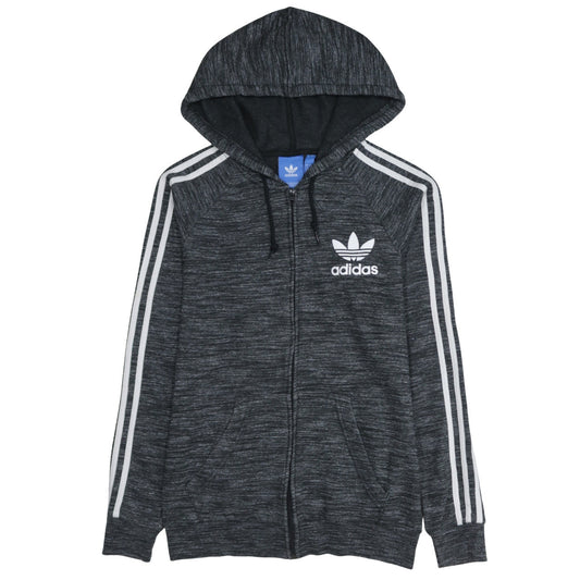 Adidas Men's Grey Full Zip Hoodie Size S Sportswear