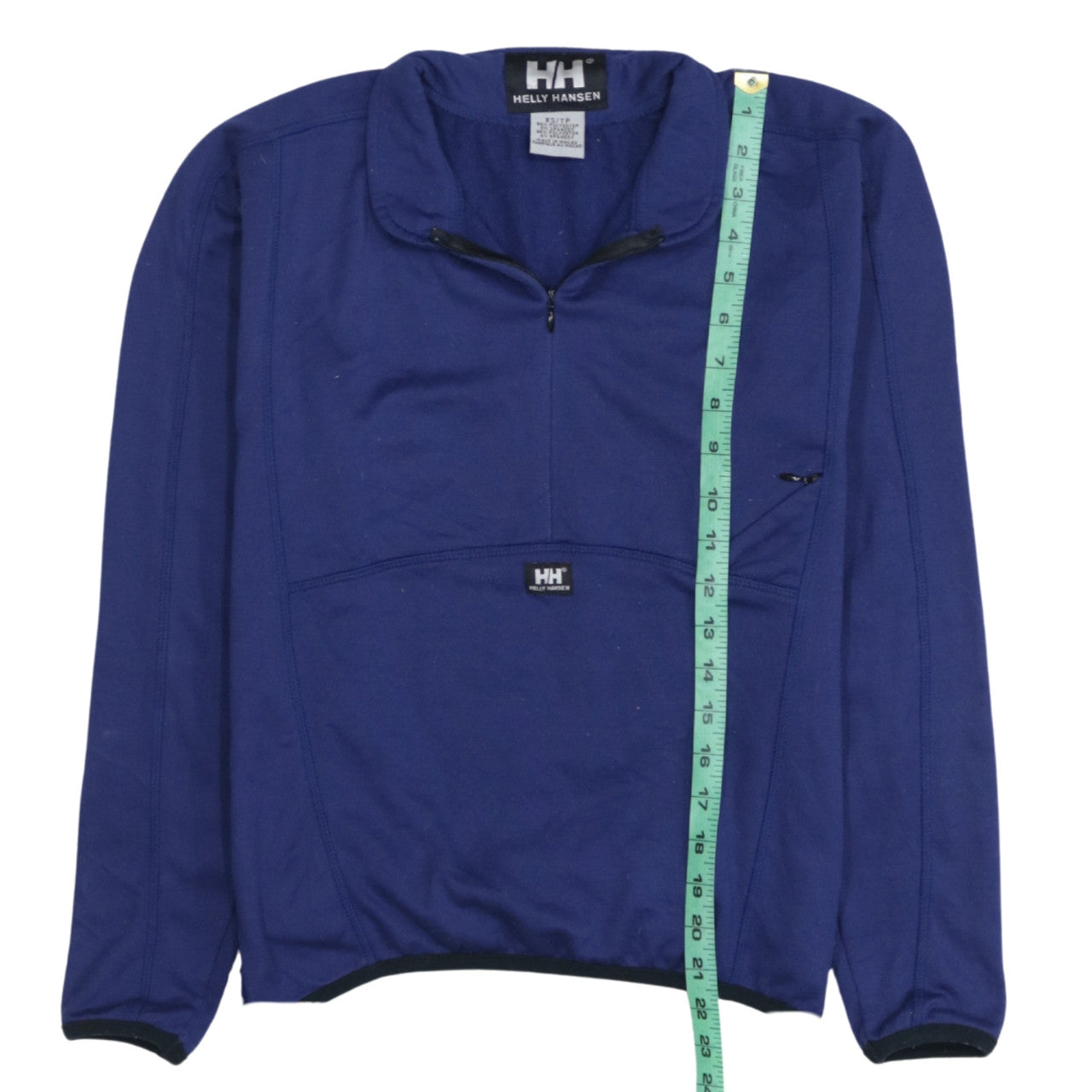 Helly Hansen Men's Blue 1/4 Zip Pullover Sweatshirt XS Outdoor Fleece