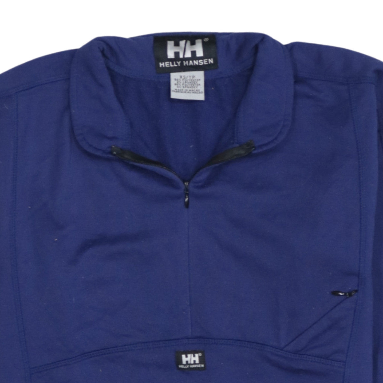 Helly Hansen Men's Blue 1/4 Zip Pullover Sweatshirt XS Outdoor Fleece