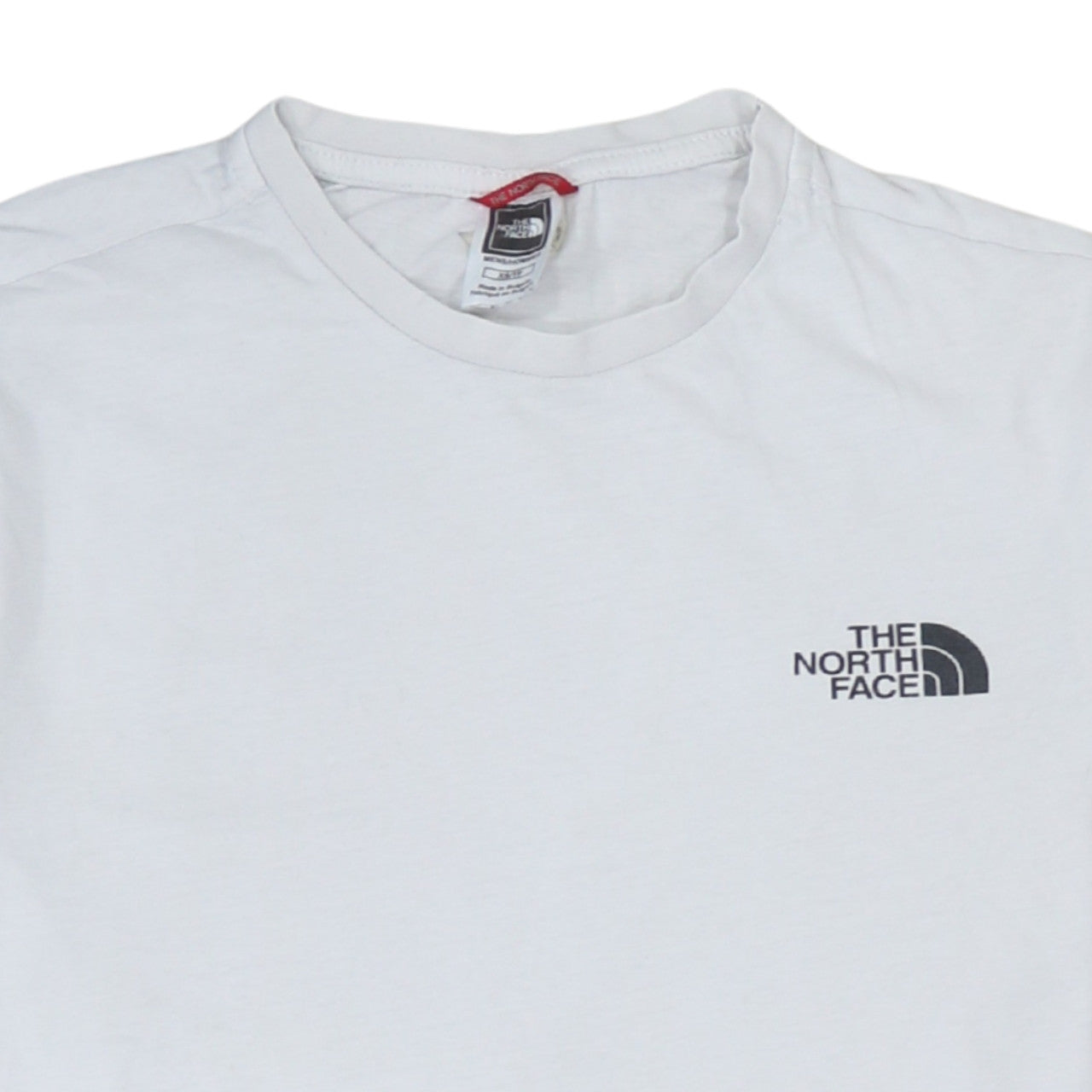 The North Face Men's White Crew Neck Cotton T-Shirt XS