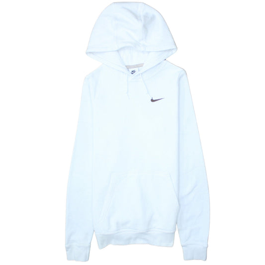 Nike Mens White XS Pullover Hoodie Fleece Sportswear Sweatshirt