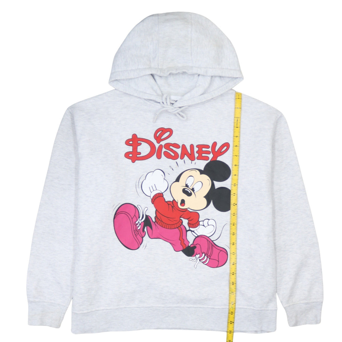 Disney Womens Grey Mickey Mouse Hoodie Size L 14/16 Primark Cares