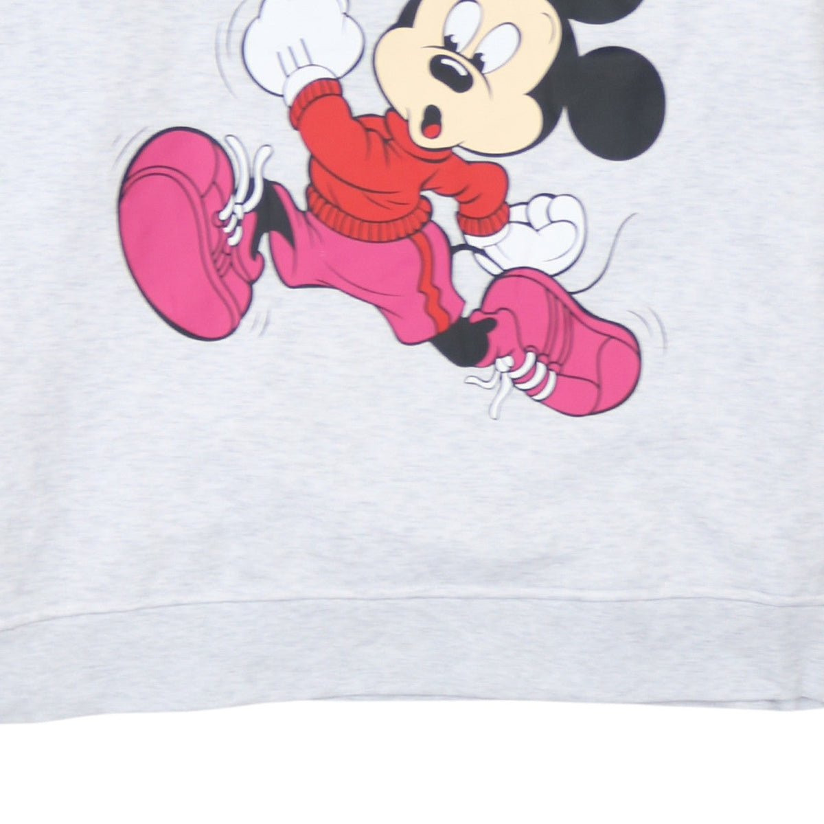 Disney Womens Grey Mickey Mouse Hoodie Size L 14/16 Primark Cares