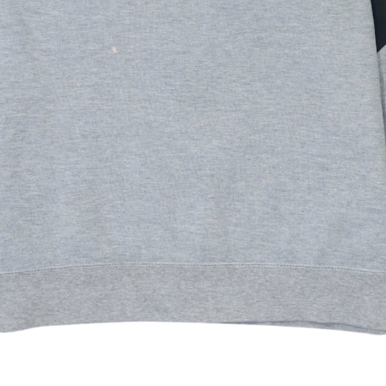 Nike Men's Grey Crew Neck Pullover Sweatshirt S Zip Pocket Logo
