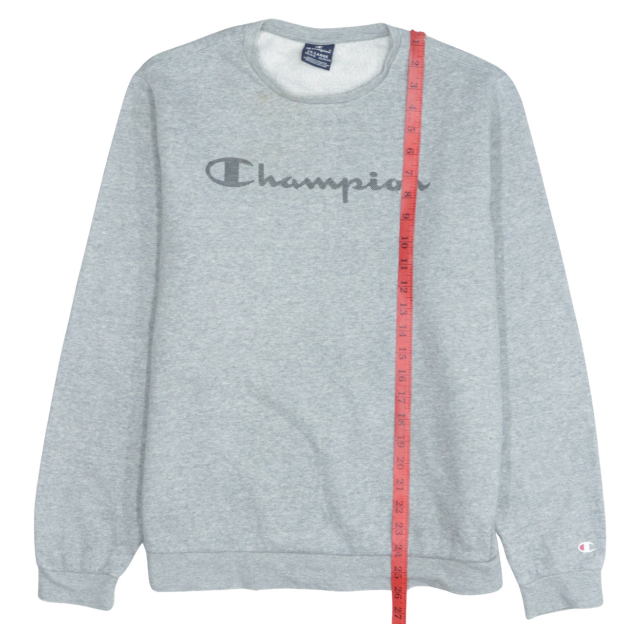 Champion Boys Grey 15-16 Years Crew Neck Pullover Sweatshirt