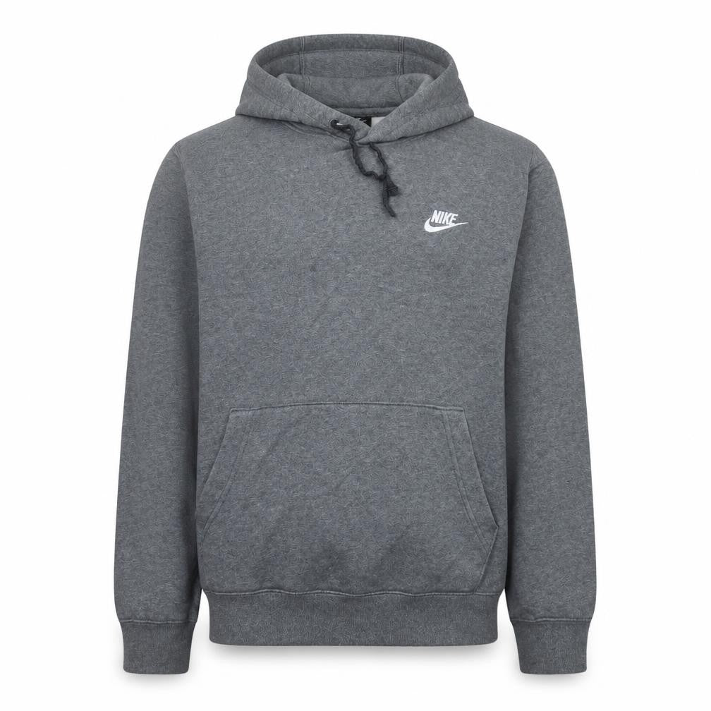 Nike Men's Grey Pullover Hoodie Small Regular Fit Fleece