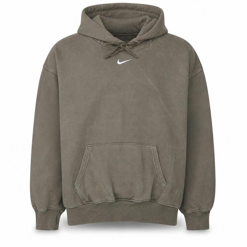 Nike Men's Brown Pullover Hoodie M Regular Fit Sports Style