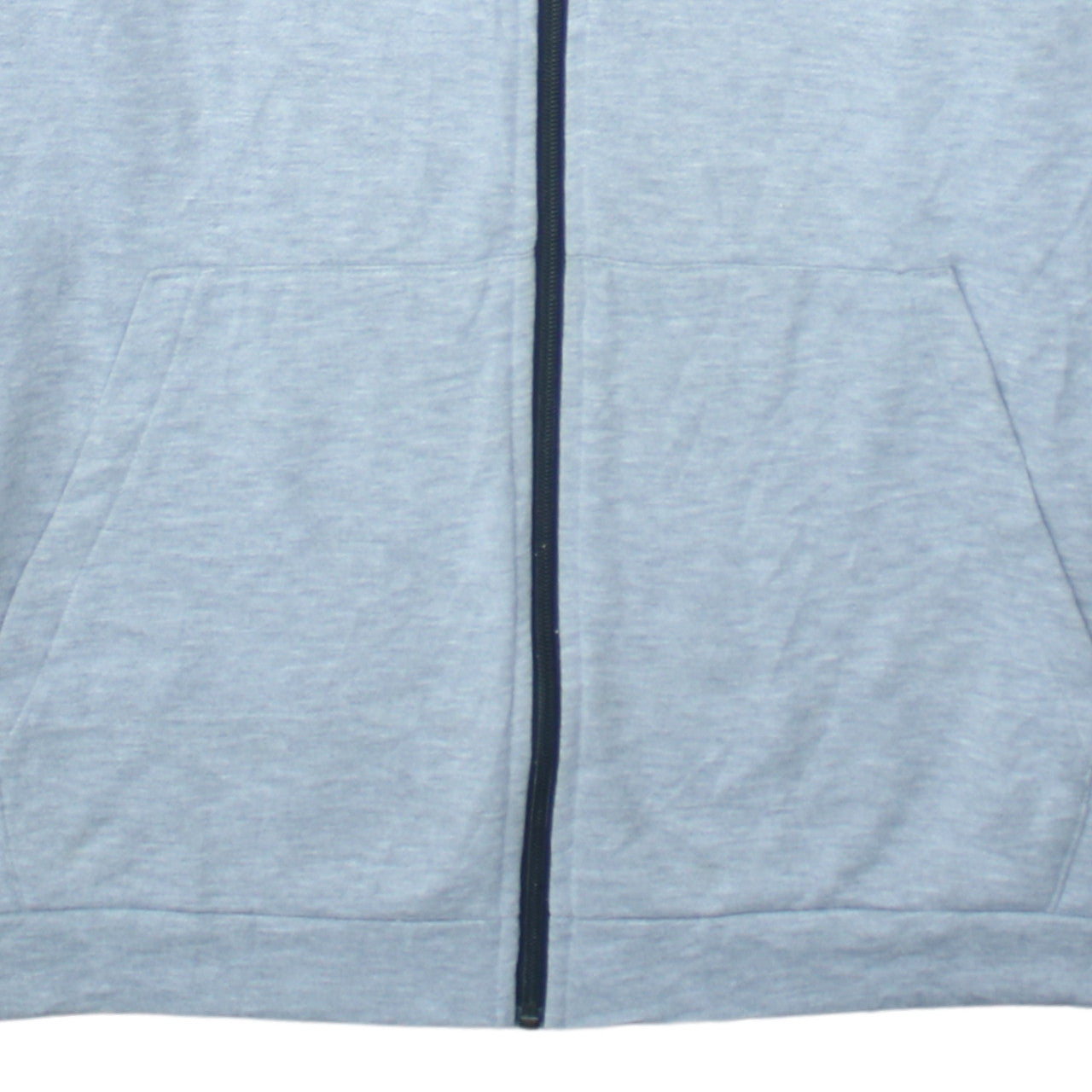 Nike Men's Grey Dri-FIT Full Zip Hoodie 2XL Regular Fit