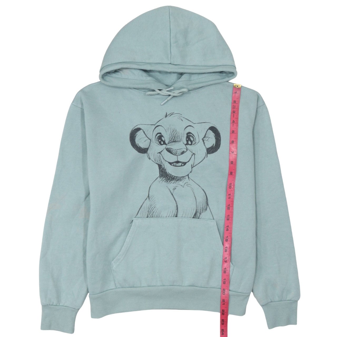 Disney Women Blue Simba Graphic Pullover Hoodie XS