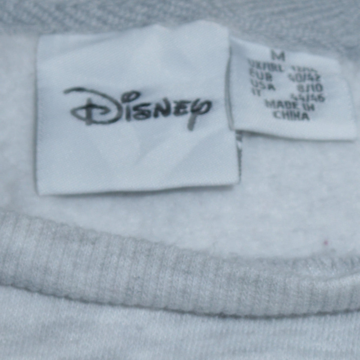 Additional view of Disney women’s grey minnie mouse sweatshirt m crew neck pullover