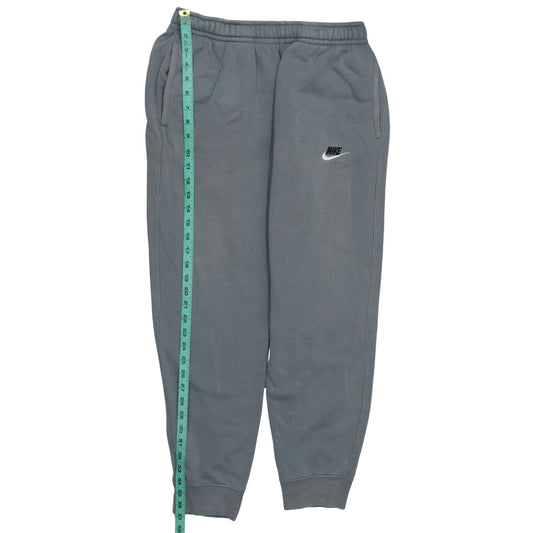 Nike Men's Grey Jogger Sweatpants M Regular Fit Fleece Activewear