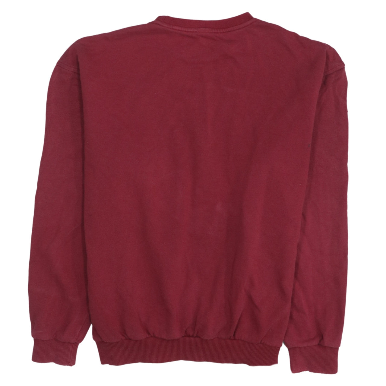 Fila Men's Red Embroidered Logo Crew Neck Sweatshirt Size M