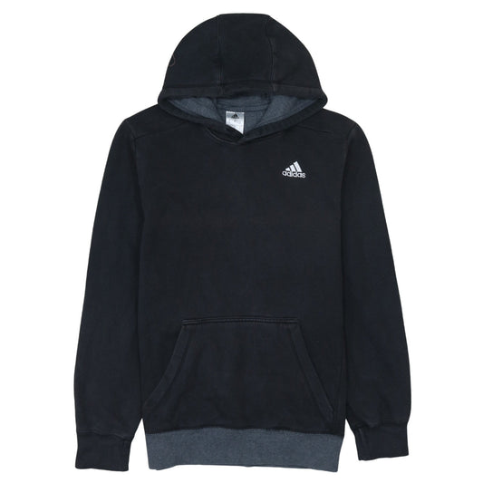 Adidas Men's Black Pullover Hoodie Small Regular Fit Sportswear