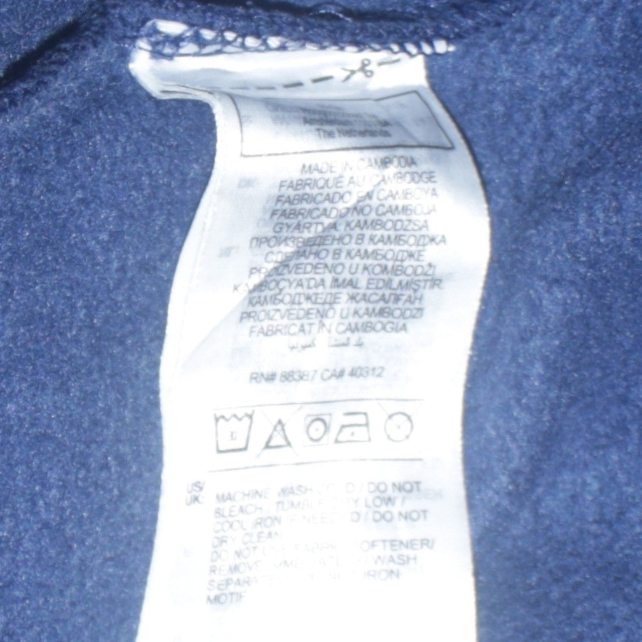 Adidas Men's Blue Crew Neck Pullover Sweatshirt Size S