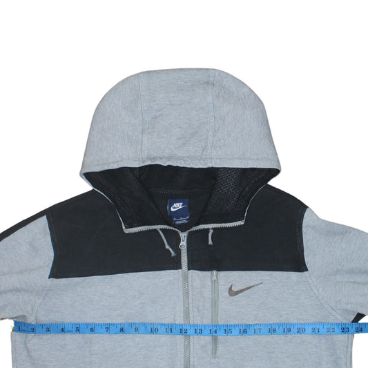 Nike Men's Grey Full Zip Hoodie XL Sportswear Sweatshirt