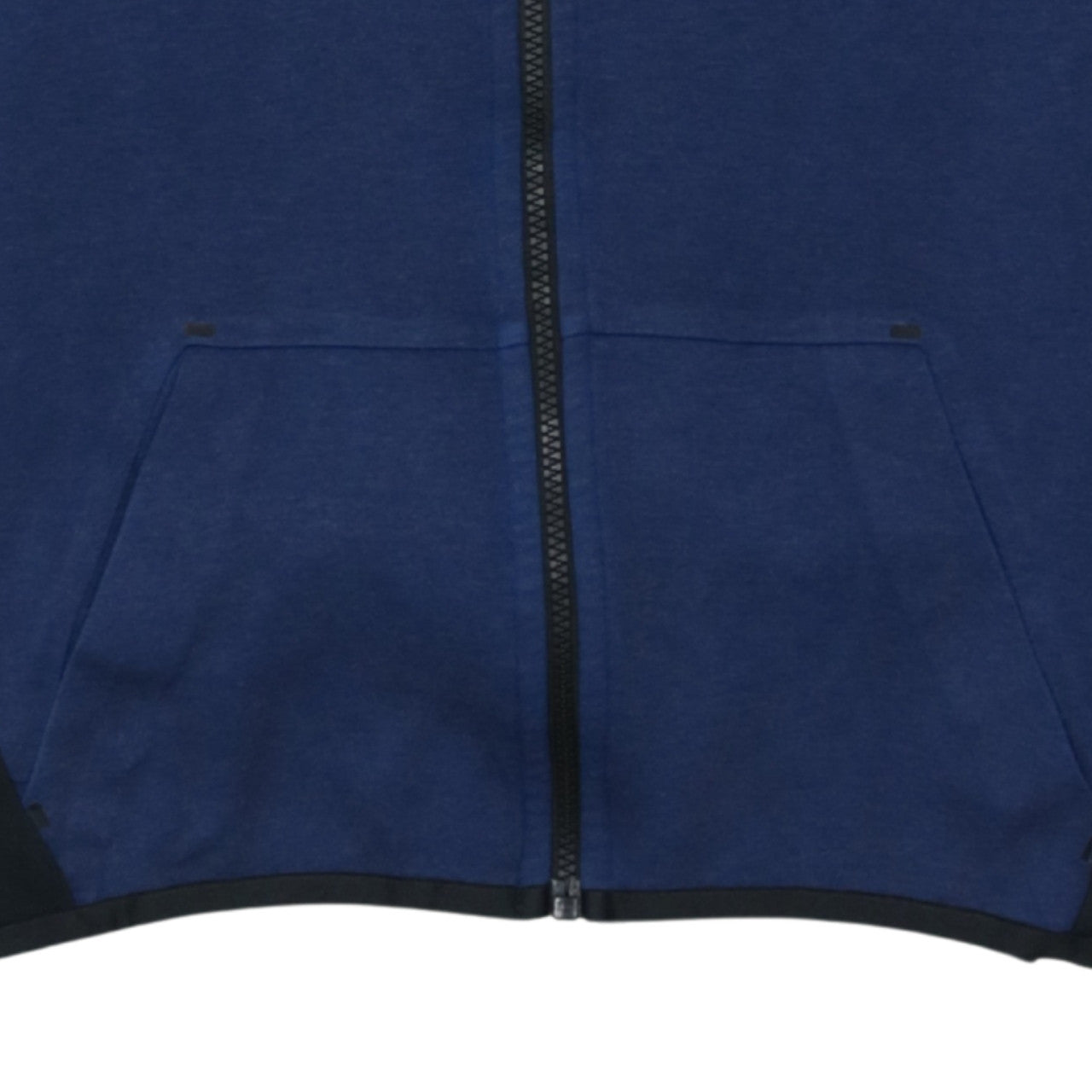 Nike Boys Blue & Black Full Zip Hoodie XL 13-15 Years Fleece Lined