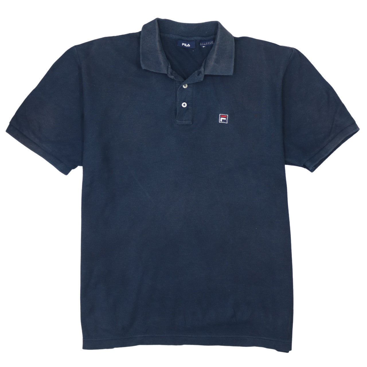 Fila Men’s Blue XL Classic Cotton Short Sleeve Polo Shirt