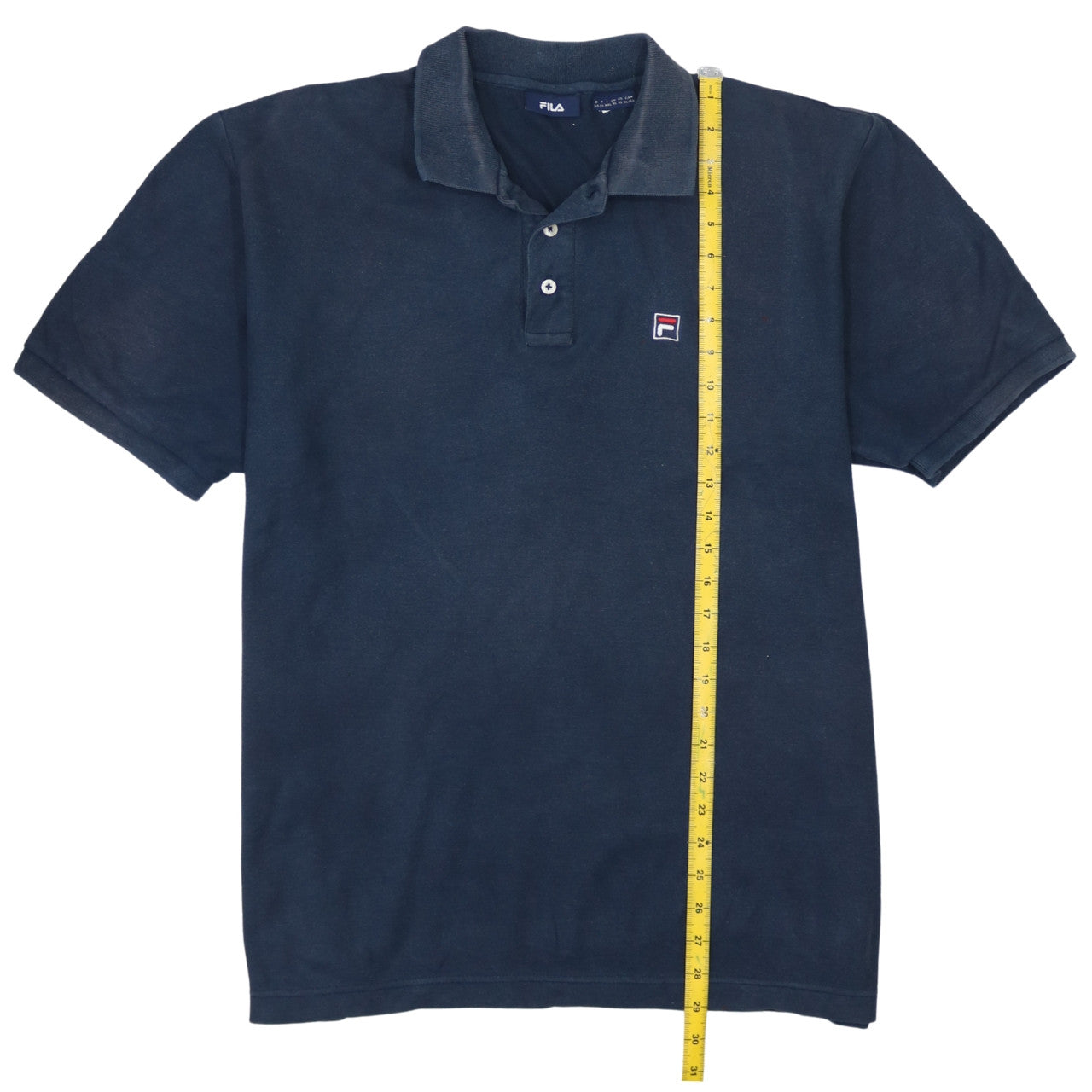 Fila Men’s Blue XL Classic Cotton Short Sleeve Polo Shirt