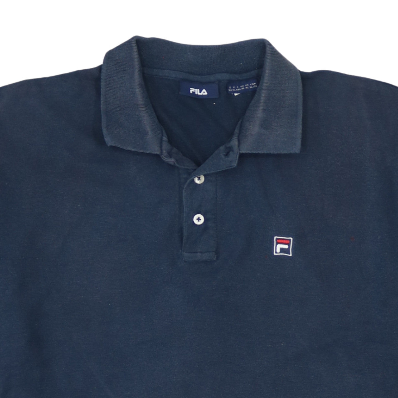 Fila Men’s Blue XL Classic Cotton Short Sleeve Polo Shirt