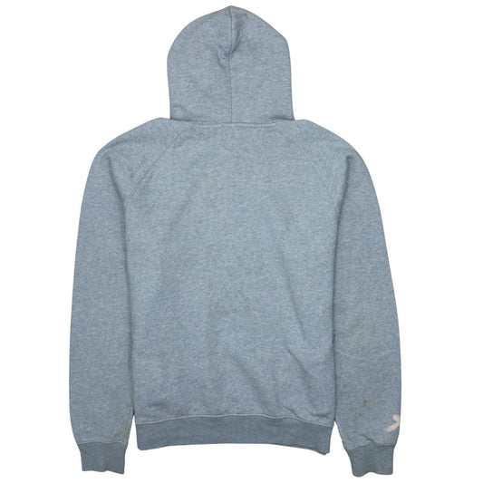 Nike Men's Grey Pullover Hoodie L Graphic Print Just Do It Sports
