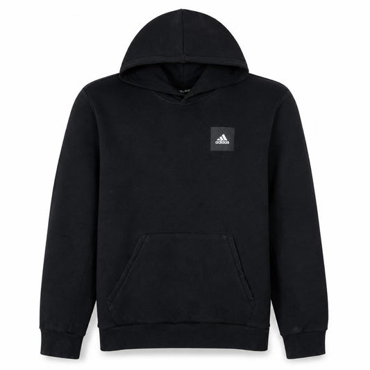 adidas Men's Black Pullover Hoodie Medium Graphic Sportswear