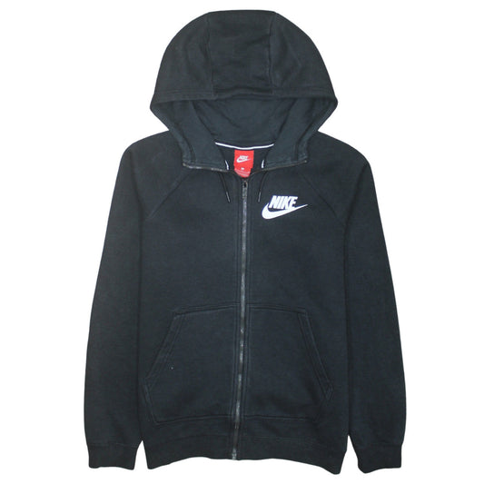 Nike Men's Black Full Zip Hoodie Size S Fleece Sportswear