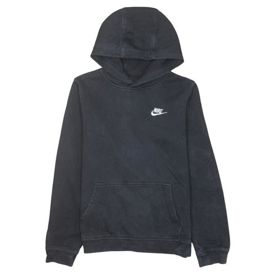 Nike Boys Black XL Pullover Hoodie Fleece Sweatshirt with Logo