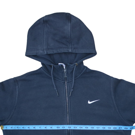 Nike Men's Blue Full Zip Hoodie L Fleece Regular Fit