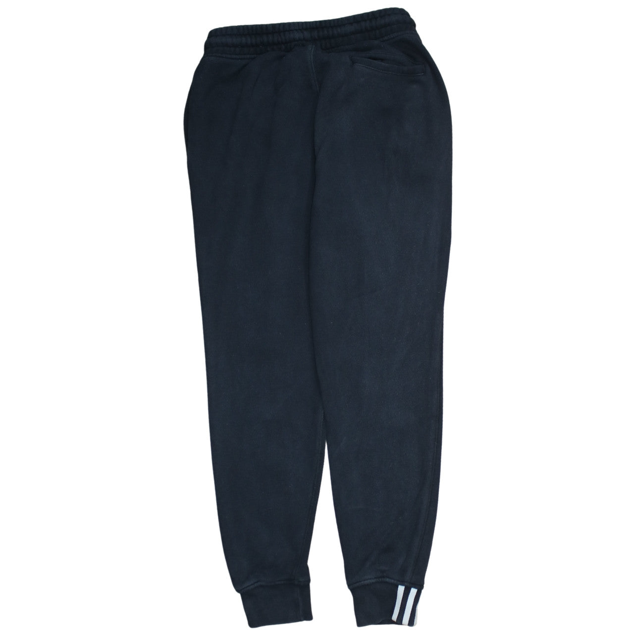 Adidas Womens Black Jogger Sweatpants Size 8 Drawstring Tapered Leg