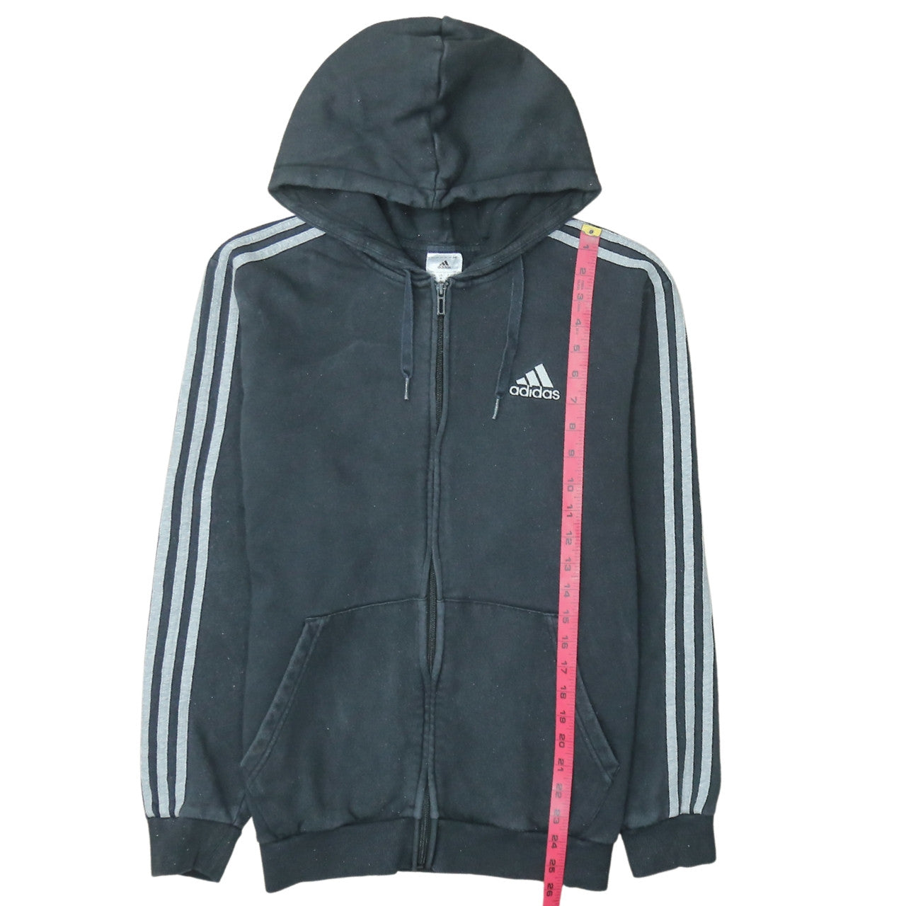 Adidas Men's Black Full Zip Hoodie Size M Sports Fleece