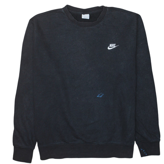 Nike Men Black Crew Neck Pullover Sweatshirt L