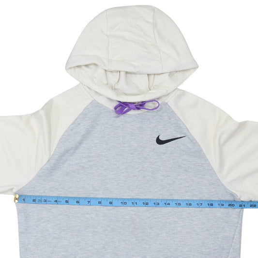 Nike Men's Grey Dri-FIT Pullover Hoodie M Regular Fit Sportswear