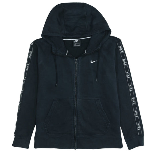 Nike Men's Black Full Zip Hoodie Small Logo Sportswear