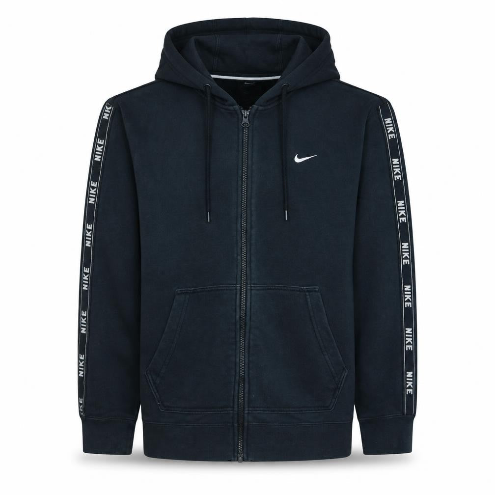 Nike Men's Black Full Zip Hoodie Small Logo Sportswear