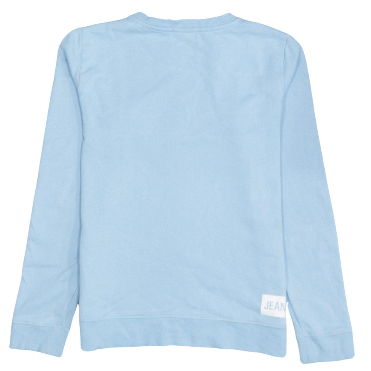 Calvin Klein Jeans Mens Blue Crew Neck Cotton Sweatshirt Size 14