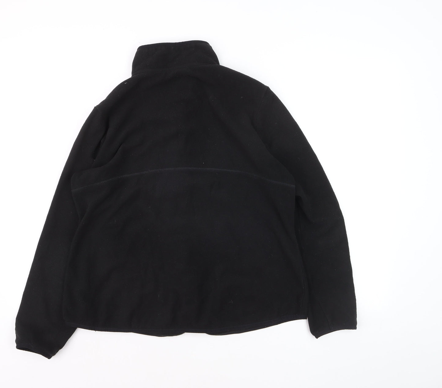 Marks and Spencer Goodmove Men's Black Fleece Track Jacket Size L