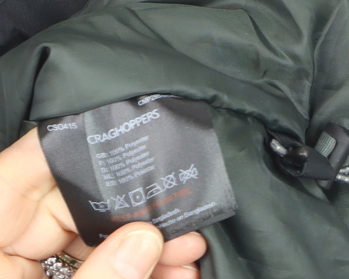 Craghoppers Men's Black L Waterproof Windproof Hooded Jacket