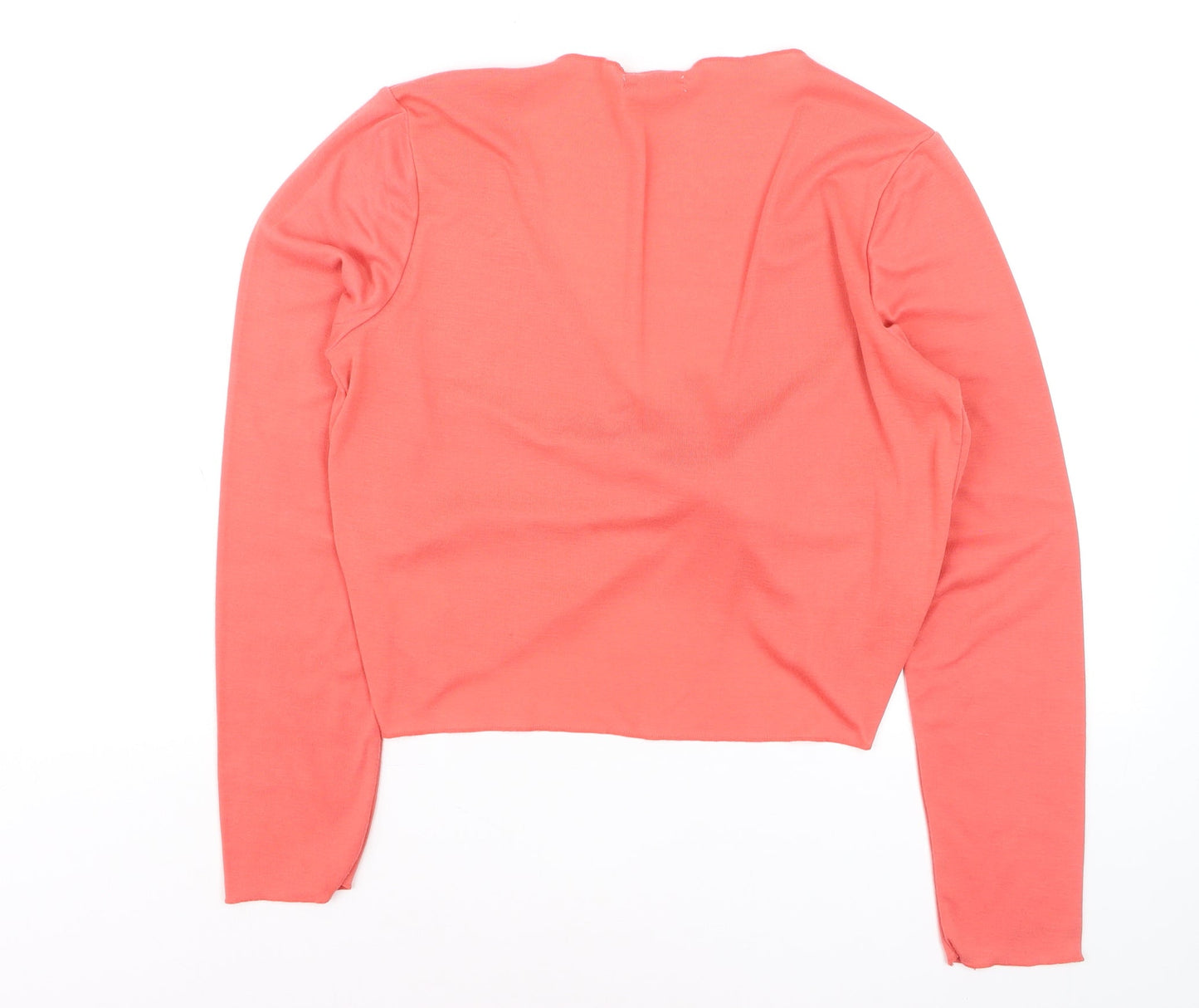 Store Twenty One Women's Pink Size 14 Tie Front Cardigan