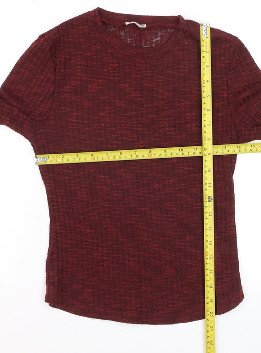 Fat Face Womens Red Knit Long Sleeve Pullover Jumper M