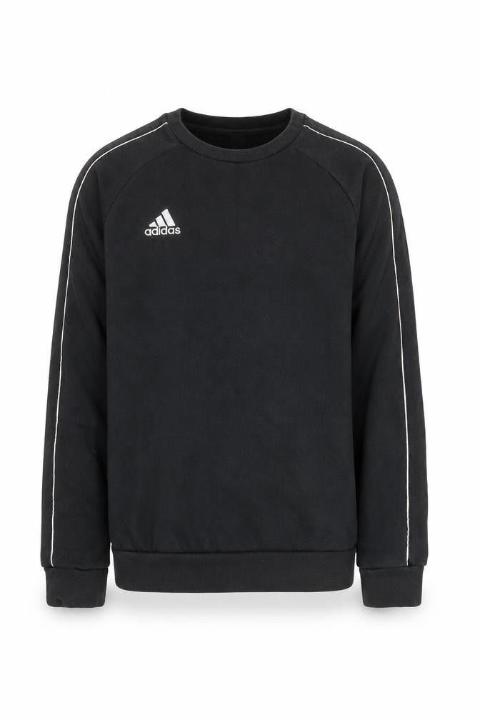 Adidas Mens Black Crew Neck Pullover Sweatshirt Size L