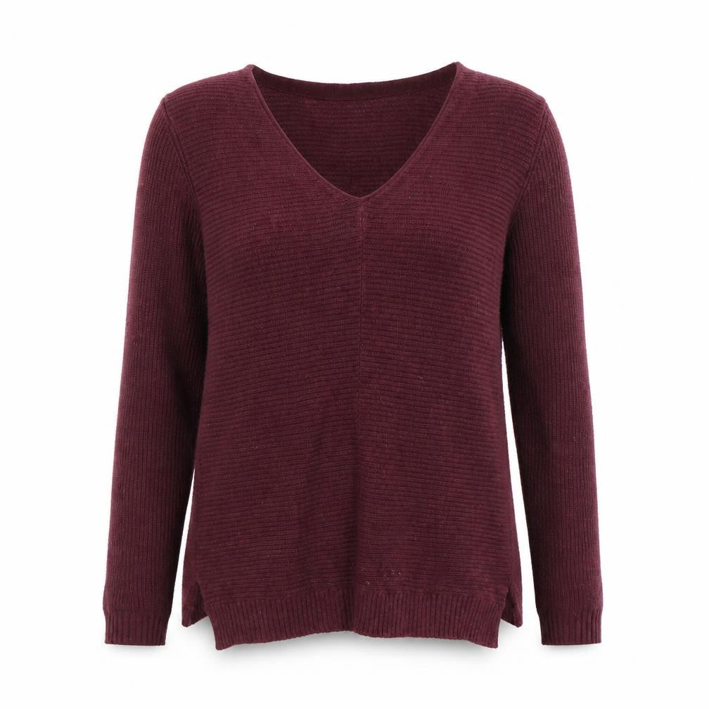 FatFace Women’s Purple V-Neck Knit Jumper Size 6