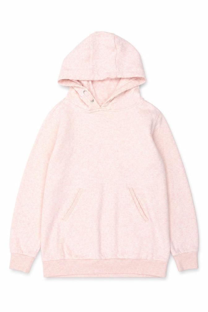 RESERVED Girls Pink Pullover Hoodie Size 158cm Fleece Cotton Blend