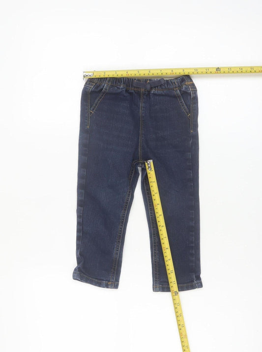 Dunnes Unisex Baby Blue Stretch Denim Jeans 18-24 Months