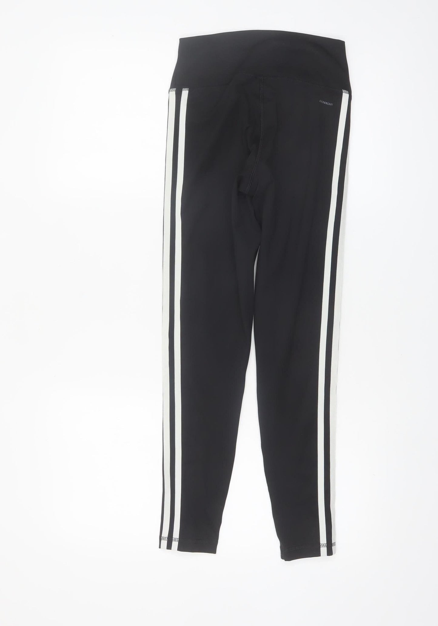 Adidas Womens Black S Slim Fit Stretch Sports Leggings