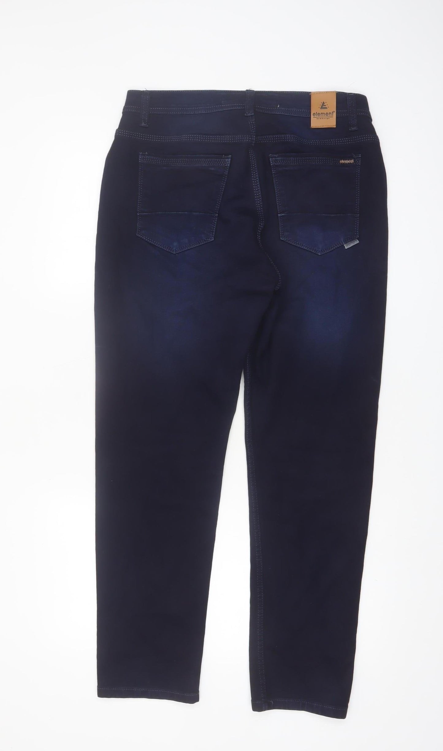 Element Women’s Blue Straight Leg Jeans Size 14 Regular Denim Stretch