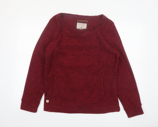 Regatta Great Outdoors Womens Red Pullover Sweatshirt UK 14
