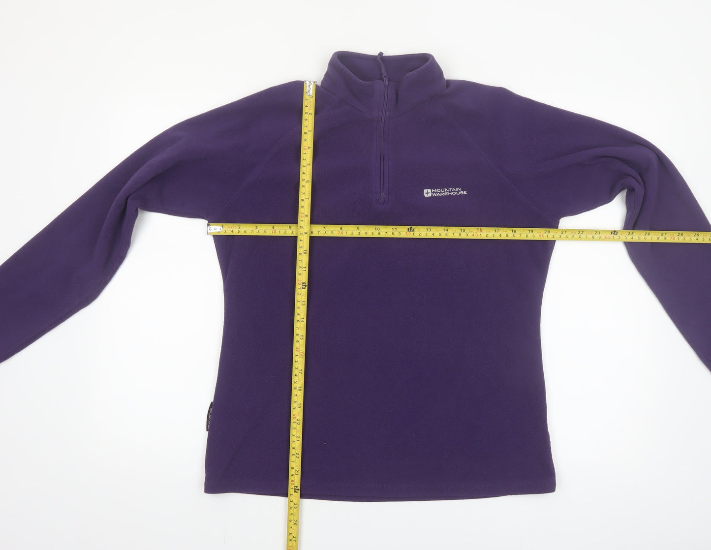 Mountain Warehouse Women Purple Fleece Pullover Sweatshirt UK14
