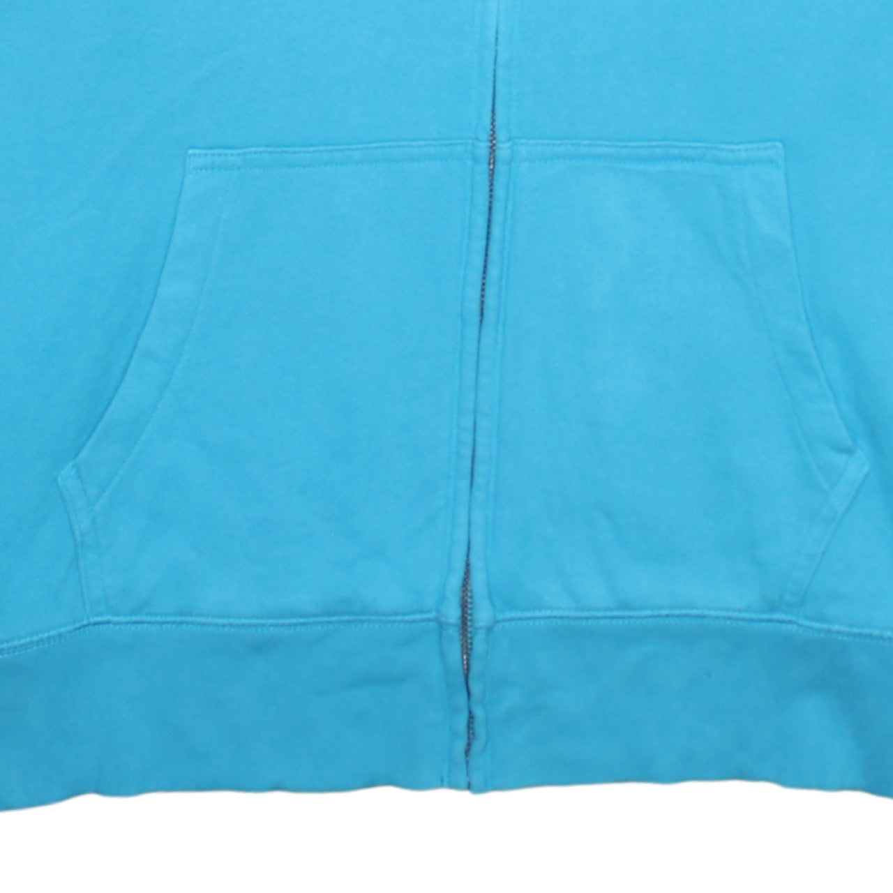 GAP Women Blue Full Zip Hoodie L Cotton Blend Casual