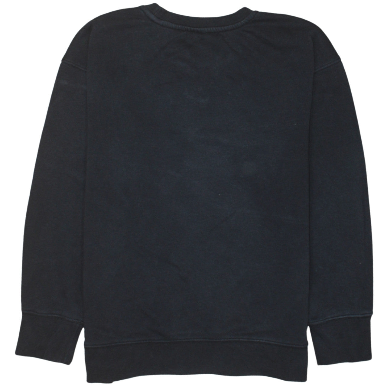 Nike Boys Black Pullover Sweatshirt L (146) Crew Neck Fleece Logo